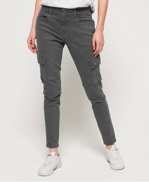 Superdry Daisey Skinny Cargo Női Nadrág Szürke | MALXW6723